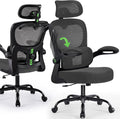 AreShark Office Chair Ergonomic Desk Chairs with Adjustable Lumbar Support& Headrest Hanger, High Back Breathable Mesh Chair with Wheels, Rolling Swivel Comfy Task Computer Chair for Home Work Gaming