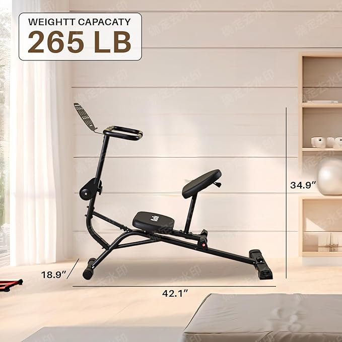 Ocdin Full Body Stretching Bench, Seated Posture Back Traction Device for Lower Back Pain Relief, Spinal Traction, Sitting Stretching Tool for Home Gym and Office