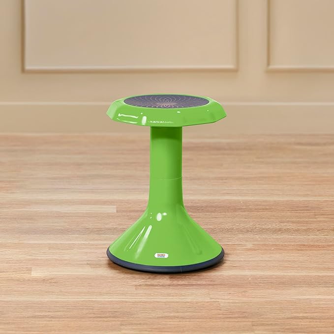 Wobble Stool, 18", Flexible Seating, Grassy Green