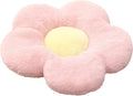 YILANLAN Cute Flower Cushion Plush Floor Pillow Casual Comfortable Pillow Office Living Room Bed Decoration Cushion Simple Room Decoration (60cm, Pink)