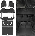Naibeve Floor Mats for 2025 2026 Chevrolet Chevy Suburban/GMC Yukon XL/Cadillac Escalade ESV 8 Seats Bench Seat - All Weather for Suburban/GMC Yukon XL Floor Mats Cargo Mat 3rd Row Backrest Mats