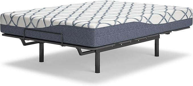Signature Design by Ashley 10 Inch Chime Elite 2.0 Firm Green Tea Memory Foam Mattress for Cool Sleep and Pressure Relief, Twin, Fiberglass Free, Mattress In A Box