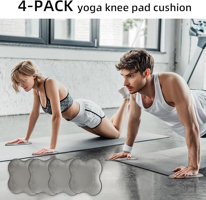 Yflingjie 2 packs Yoga Knee Pad Cushion Extra Thick for Knees Elbows Wrist Hands Head Foam Pilates Kneeling pad Yoga Knee Cushion Thick Exercise Pads for Knees Elbows Wrist Hands Head Foam Pilates Kneeling pad，Support Foam Pads for Women and Men