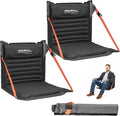 EULANT Lightweight Inflatable Folding Seats for Camping Chair with Back Support and Adjustable Straps,Foldable Bleacher Chairsfor Camping Hiking Sporting Events and Park
