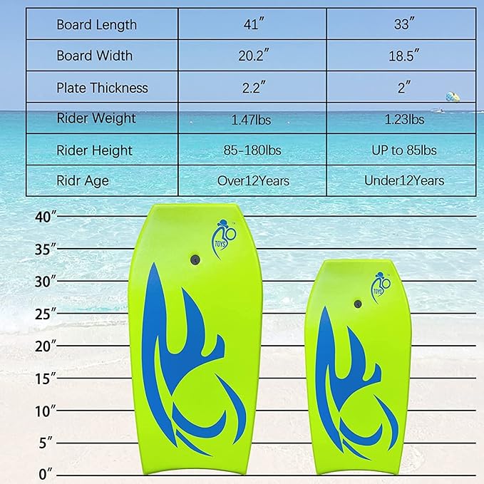 Bo-Toys Body Board Lightweight with EPS Core