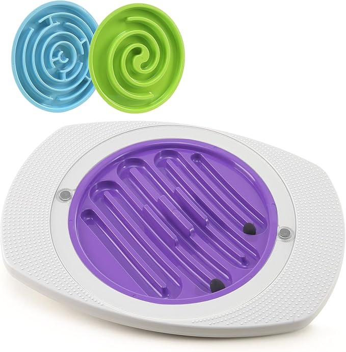 Zozimix Balance Board with Maze for Kids, 20 inch Labyrinth Wobble Board Rocking Seesaw Sensory Training with 2 Balls & 2 Replacement Labyrinth Disks, Non-Slip Pedals Indoor Outdoor for Boys Girls