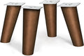 AORYVIC Wood Furniture Legs 6 inch Angled Couch Legs Slanted Sofa Replacement Legs for Dresser, Cabinet, Futon, Bench