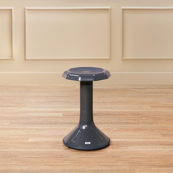 Wobble Stool, 20", Flexible Seating, Grey