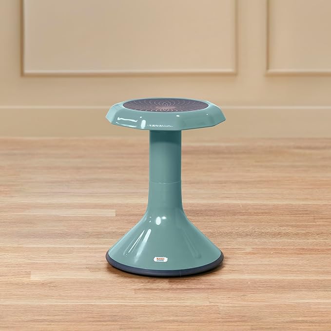 Wobble Stool, 18", Flexible Seating, Seafoam
