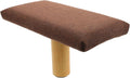 POPETPOP Portable Meditation Chair with Thick Cushion Wooden Single-Leg Kneeling Bench for Prayer and Balance Exercises Supports Spinal Alignment and Comfortable Posture for Adults