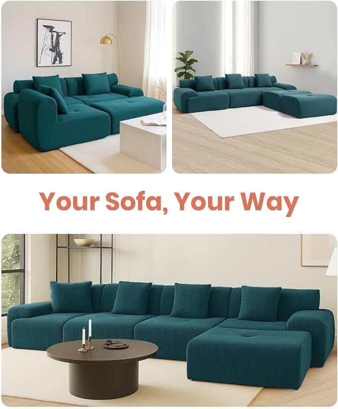 MastonHome Soft Boneless Lounge Couch for Apartment Living, Ideal for Renters & Small Homes, Casual Seating for Relaxing in Living Rooms