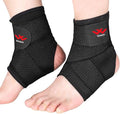 Vinaco 2 Pack Breathable & Strong Ankle Brace for Sprained Ankle, Stabilize Ligaments, Prevent Re-Injury Compression Foot Brace for Men & Women with Adjustable Wrap, Ankle Support for Men