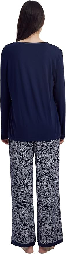 GYS Viscose from Bamboo Women's Pajama Sets Super Soft Long Sleeve Sleepwear Comfy Winter Pjs Sets S-4X