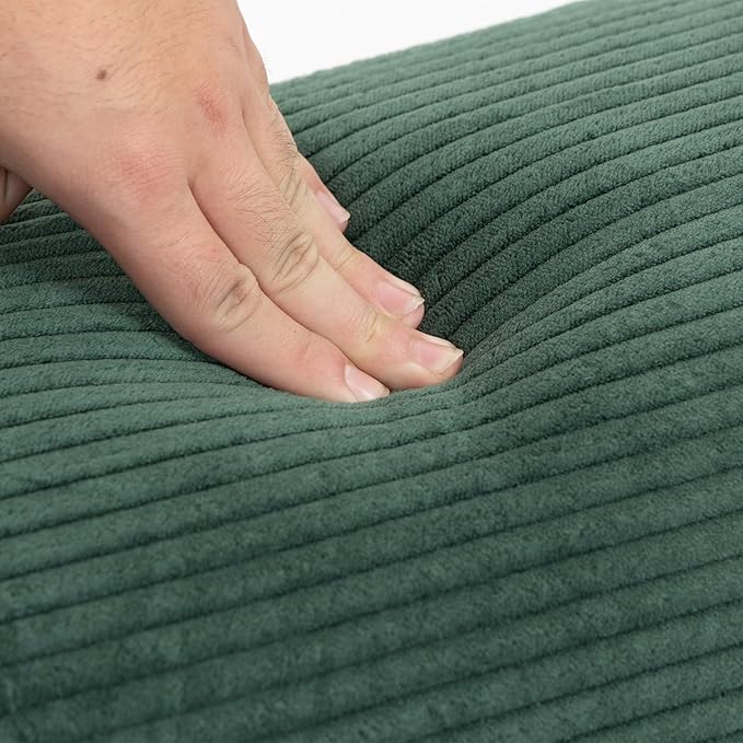 Folding Sofa Bed,63''Cozy Floor Sofa Lounge Couch, 4-in-1 Convertible Sleeper with Memory Foam, Space-Saving Floor Couch for Living Room, Bedroom, Apartment (Green)