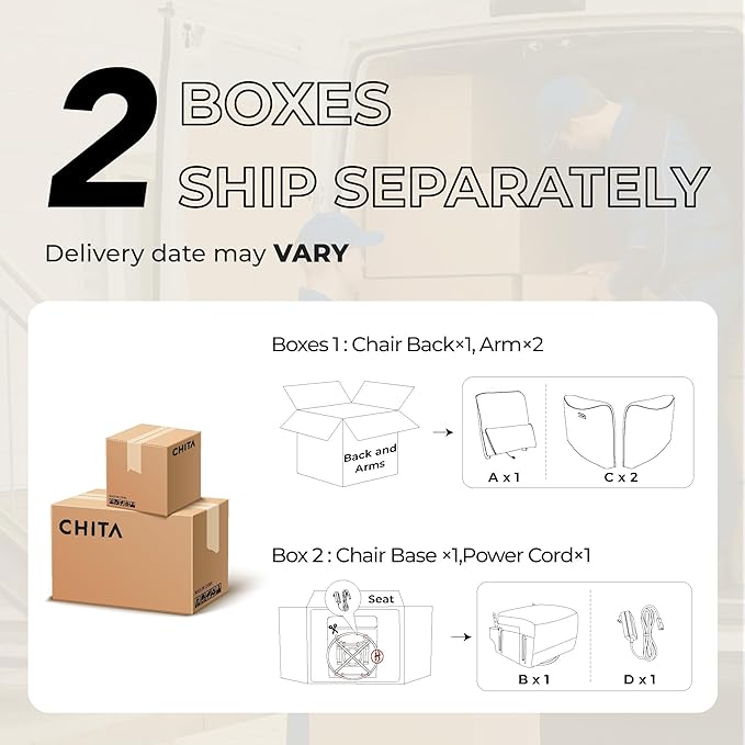CHITA Oversized Power Recliner Chair Swivel Glider for Big and Tall, FSC Certified Living Room Nursery Rocking Chair with Lumbar Support, Dove Grey