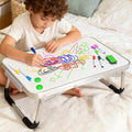 Lap Desk Kids, Dry Erase Board for Kids, Portable Art Table with Magnets and Marks for Drawing, Learning & Play, Gift for Toddlers