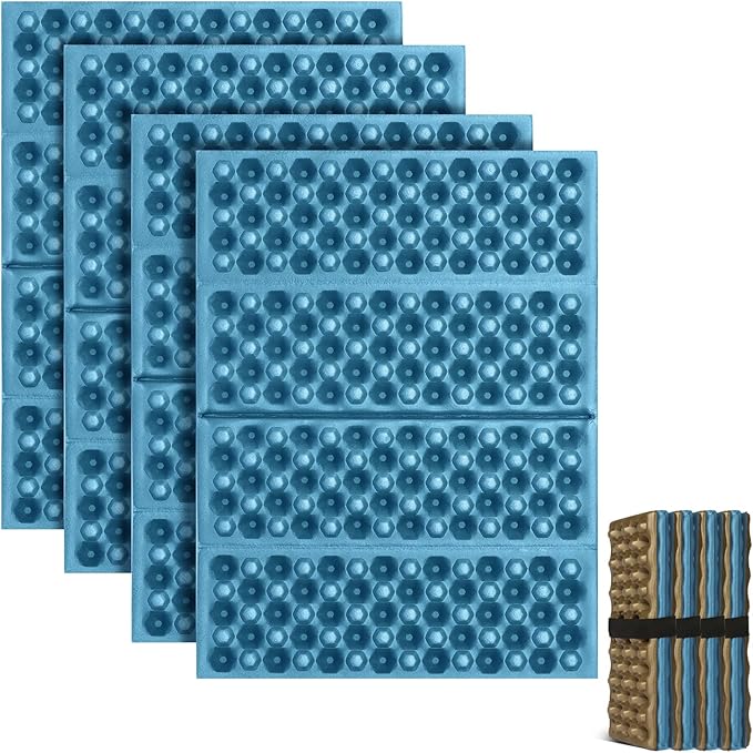 FOCHIER F Stadium Seat Pad, Camping Foam Pad, Foldable Z Stadium Seat Cushion Insulated Sitting Pad for Camping Backpacking Stadium Outdoor Picnic, Hiking, Mountaineering,Bleachers