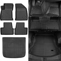 Naibeve Floor Mats for 2016-2019 Chevrolet Volt—All Weather for Chevrolet Volt Floor Mats Cargo Mat Waterproof Interior Accessories
