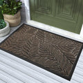 Yimobra 36x24 Large Door Mat Outdoor Indoor, All-Season Waterproof Door Mat Outside Entrance, All-Weather Non-Slip Outside Doormat for Garage Patio Entryway, Brown