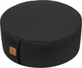 FelizMax Zafu Buckwheat Meditation Cushion,D=13"/16" H=5.5",Round Zabuton Meditation Pillow,Yoga Bolster Kneeling Pillow Premium Yoga Pillow for Sitting on Floor Zippered Cotton Cover