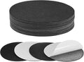 20-Pack Lamp Base Felt, 7 Inch Dia. 2mm Thick Self Adhesive Round Fabric Felt Pads for Lamp/Furniture/DIY, Non-Slip Fiber Backed Patch Circles with Adhesive Backing [Black]