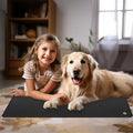 Grounding Mat, Grounding Mat for Bed Feet with 15ft Cord, 35.4x23.6 inches Grounding Pad for Bed, Improves Sleep Energy Wellness