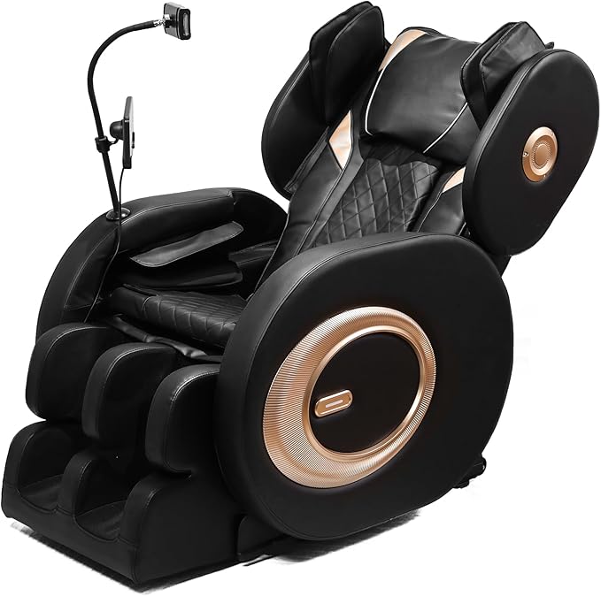 2026 Massage Chair for Full Body 4D Zero Gravity, with Body Scan & Heat Therapy, SL-Track Shiatsu Foot Rollers, Yoga Stretch, Heating Function, for Home Office Use (Model 4)