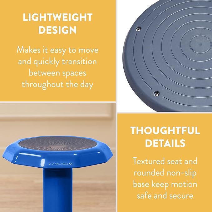 Wobble Stool, 20", Flexible Seating, Blue