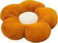 YILANLAN Cute Flower Cushion Plush Floor Pillow Casual Comfortable Pillow Office Living Room Bed Decoration Cushion Simple Room Decoration (60cm, Brown)
