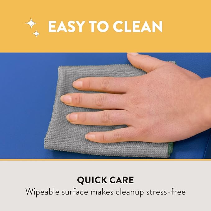 Square Floor Cushions with Handles, Flexible Seating, Blue, 6-Piece