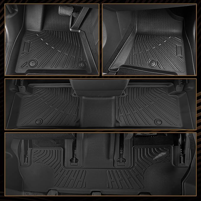 Naibeve Floor Mats for 2015-2020 Chevrolet Suburban/GMC Yukon XL 8 Seats Bench Seats - All Weather for Chevy Suburban/GMC Yukon XL Floor Mats Trunk Mat & 3rd Row Backrest mats Accessories