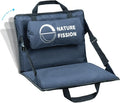 Stadium Seat with Back and Lumbar Support and Padded Cushion Foldable and Portable Perfect for Bleacher Chair in Sports Events and Camping Lawn Use