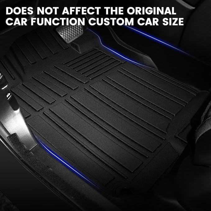 Compatible for 2012-2016 Honda CRV LX/SE/EX Floor Mats All-Weather TPE Floor Mats for 2012 2013 2014 2015 2016 Honda CR-V Accessories (Full Set)