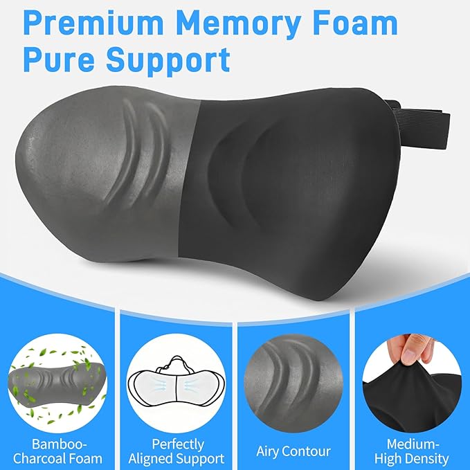 Lumbar Support Pillow for Office Chair - Lumbar Pillow for Car - Ergonomic Lumbar Support Pillow for Car Back Support Cushion