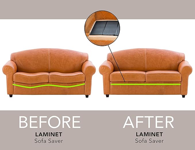 LAMINET Deluxe Adjustable Furniture Fix Sagging Cushion Seat Saver - Armchair/Recliner - 17" L x 22" W