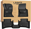 LASFIT Floor Mats Fit for Land Rover Range Rover Velar 2017-2026 & Jaguar F-Pace 2017-2026, Custom Fit TPE All Weather Waterproof Floor Liners 1st & 2nd Row Car Mats, Black