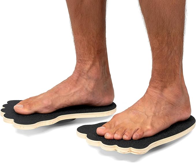 Bigfoot Balance Boards - Improve strength and balance, prevent injuries, physical therapy, improve focus, foot strength, calf strength, core strength, use for: running, surfing, skateboarding, soccer, baseball, football, track & field, yoga, martial ar...
