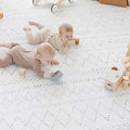 Baby Play Mat for Floor - Boho (4x6ft) - Premium EVA Foam Play Mat for Babies & Toddlers (Ages 0-5+) - Non-Toxic Playmat for Tummy Time, Crawling & Playroom - Stylish & Comfortable