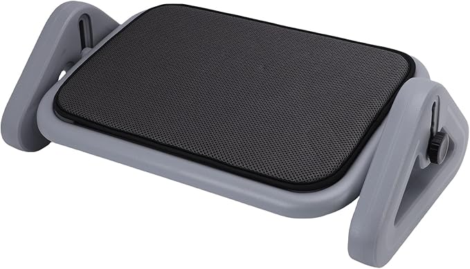 Adjustable Foot Rest for Under Desk, Plastic Ergonomic Foot Stool for Office and Home Use