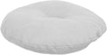 BESPORTBLE Meditation Floor Cushion for Adults, Small Light Gray Tatami Zafu Seat Pad, Soft Thick Floor Pillow for Yoga, Meditation, Living Room and Bedroom Seating