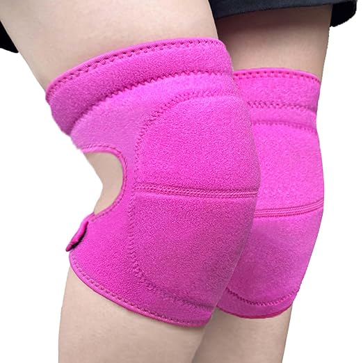 Garden Knee Pads for Women Men, Extra Thick Knee Padding for Gardeners Cleaners Carpenters, Waterproof Kneeling Cushion for Concrete Flooring Work, Comfortable & Lightweight for Christmas, Pink M (1Pair)