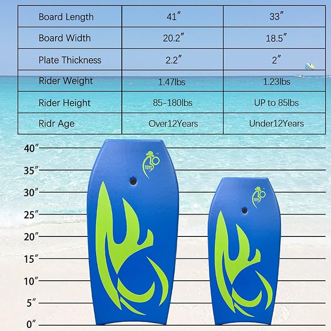 Bo-Toys Body Board Lightweight with EPS Core