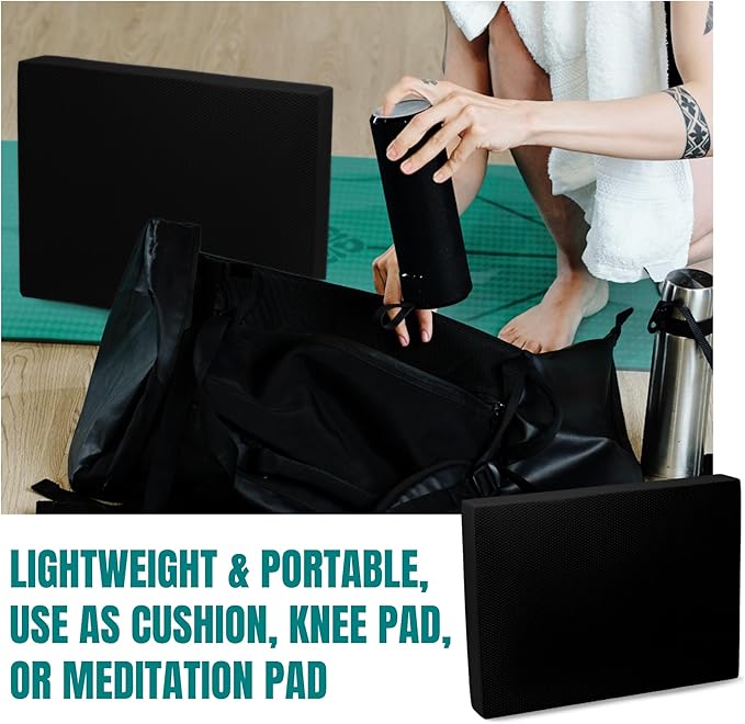 NexFit High-Density Balance Pad - Durable TPE Foam Balance Pad Physical Therapy, Foam Exercise Pad with Non-Slip Surface, Lightweight for Home & Gym Workouts, Core Strength & Balance Enhancement