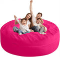 HABUTWAY XX-Large Bean Bag Chair: Giant 7' Memory Foam Furniture Bean Bag Chairs for Adults with Microfiber Cover 7Ft (Hot Pink)