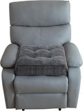 Tufted Corduroy Recliner Seat Cushion for Elderly, High Density Foam Large Square Seat Cushion for Recliner Chair, Floor Pillow, Office Chair, Car, No Pressure on Thighs, 20x20x4