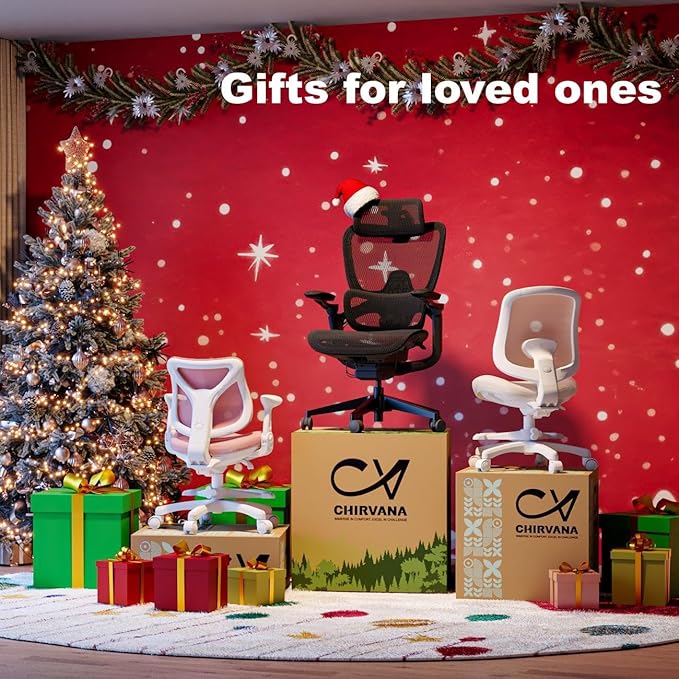 Ergonomic Office Chair with Adjustable 3D Lumbar Support, Big and Tall Mesh Home Desk Chair 5D Armrests, Executive Chair with 4D Headrest, 90-130°Tilt, BIFMA Certified, Model Zen (Grey)