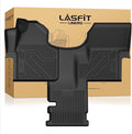LASFIT Floor Mats for Mercedes Benz Sprinter 1500/2500/3500 2025 2024 2023 2019-2022 (Fit Cargo Van & Cab Chassis), All Weatehr TPE Floor Liners Custom Fit Sprinter 1st Row with Center Aisle Liner