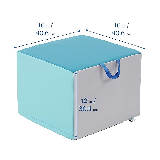 ECR4Kids SoftZone Adult Cozy Cube, Flexible Seating, Contemporary