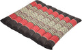Zafuko Rollable Cushion - Organic Kapok Filling, use Rolled or Flat for Yoga and Meditation, Lightweight, Great car or seat Cushion