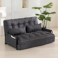 YOSHOOT Adjustable Lazy Floor Sofa, Folding Couch Bed with 5 Positions Adjustable Backrest, Convertible Bean Bag Sofa Bed Couch Foldable Sleeper Chair with Pillow for Reading Gaming（Grey, Full）